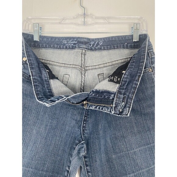 THE LIMITED Slim Boyfriend 312 bootcut Distressed Blue Denim Jeans Women Size 8 - Picture 13 of 16